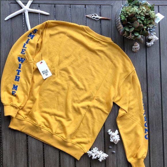 🌴🔆BILLABONG- SMILE WITH ME SWEATSHIRT🔆🌴 - Picture 11 of 12